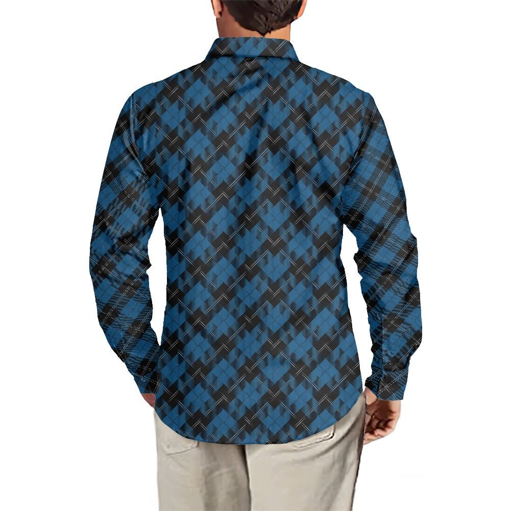 Clan Ramsay Hunting Tartan long-sleeved shirt