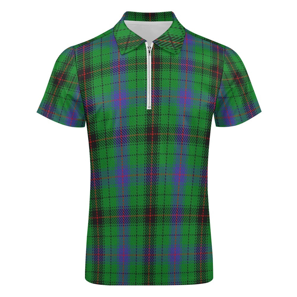 Clan Davidson Tartan Short sleeve polo shirt