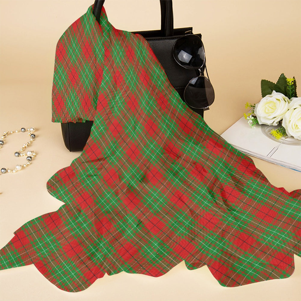 Clan Cumming Tartan Bias Chiffon Scarf