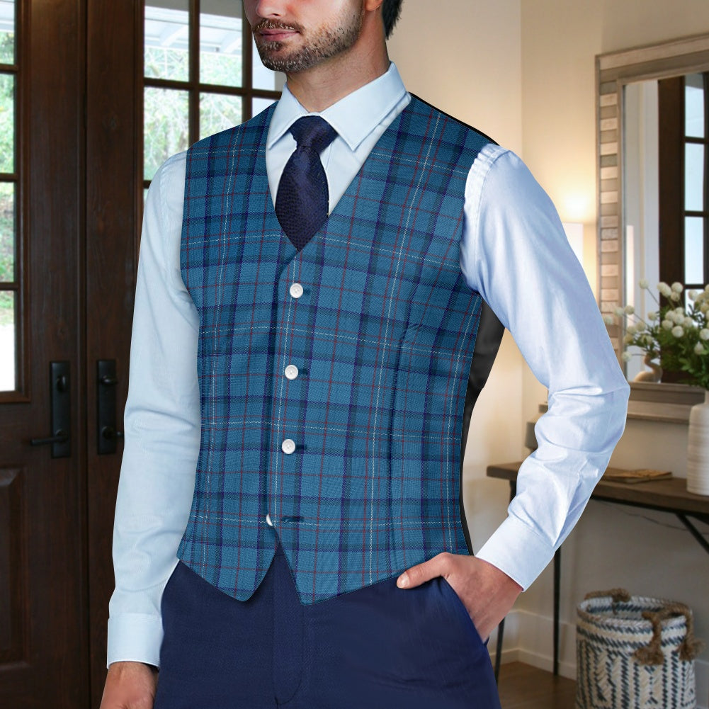 RAF Tartan Suit vest jacket
