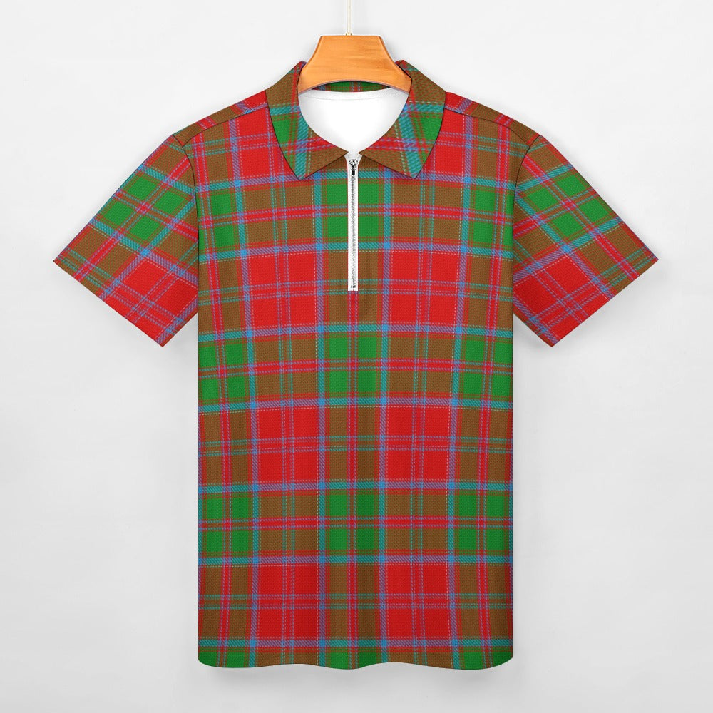 Clan Drummond Tartan Short sleeve polo shirt