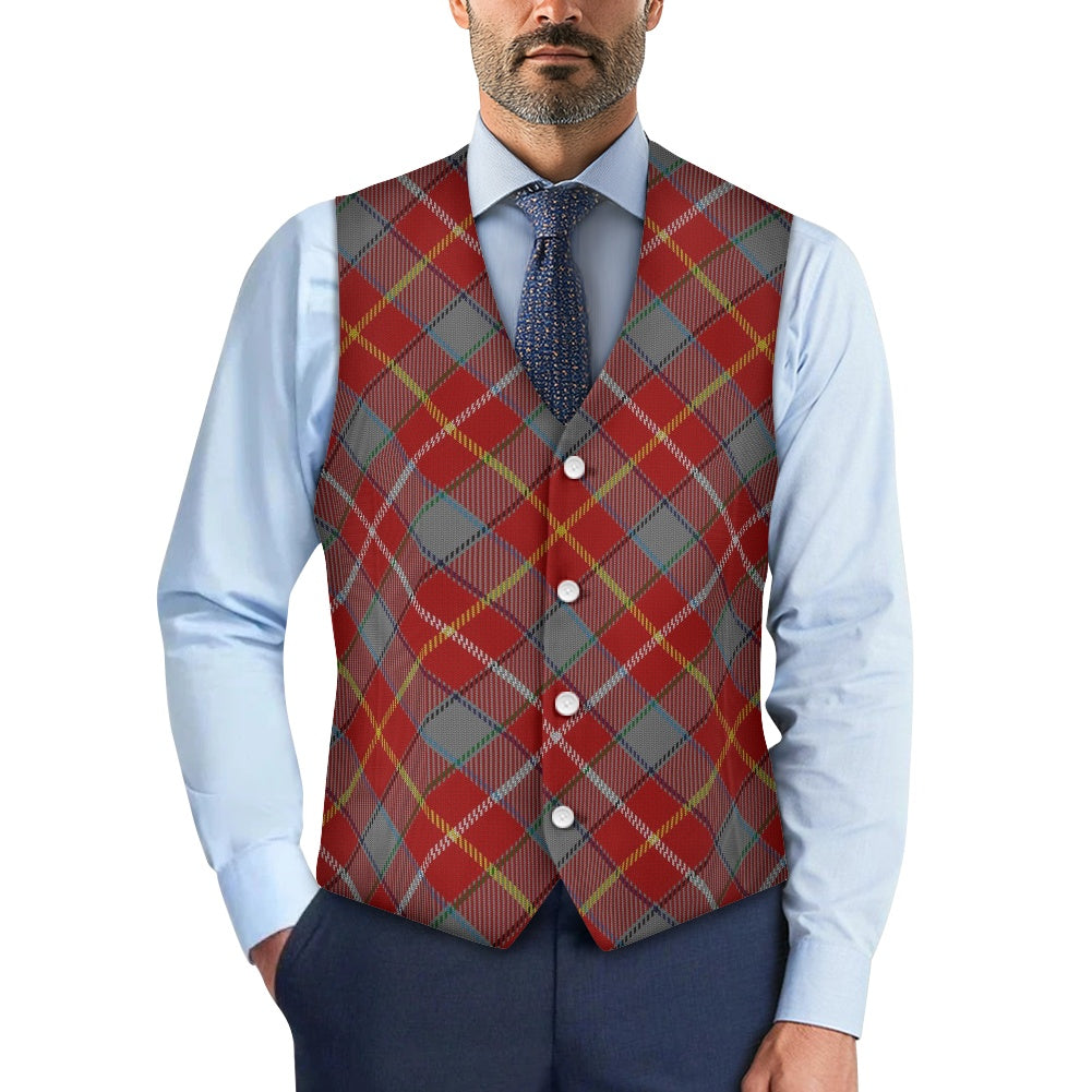 Virginia Military Institute Tartan Bias Suit vest jacket