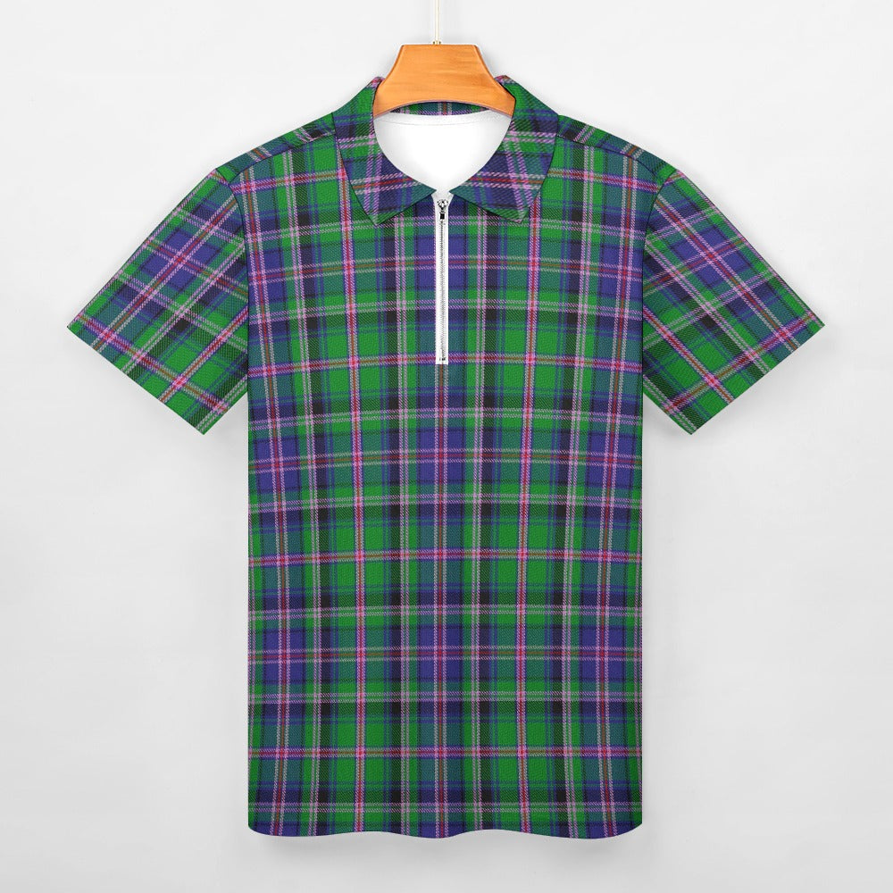 Clan Cooper Tartan Short sleeve polo shirt