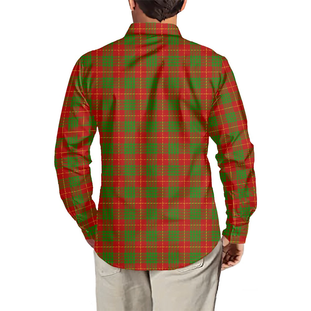 Clan Cameron Tartan Men's long-sleeved shirt
