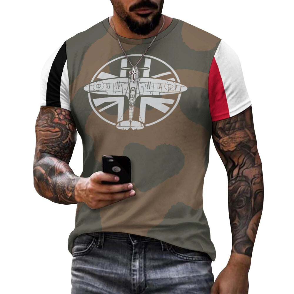 WWII Supermarine Spitfire Men's Cotton T-shirt