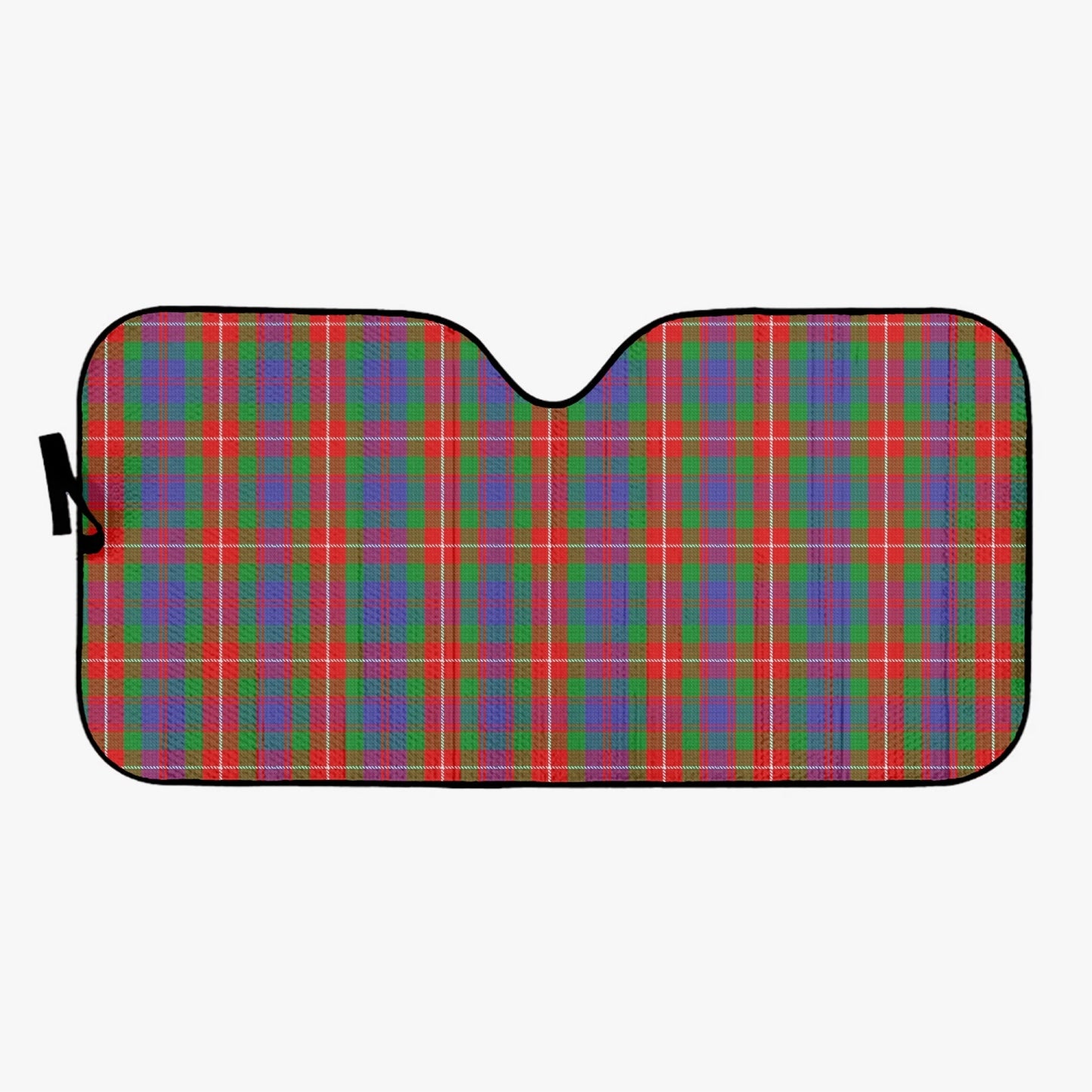 Clan Fraser Tartan Car Windshield Sun Shade