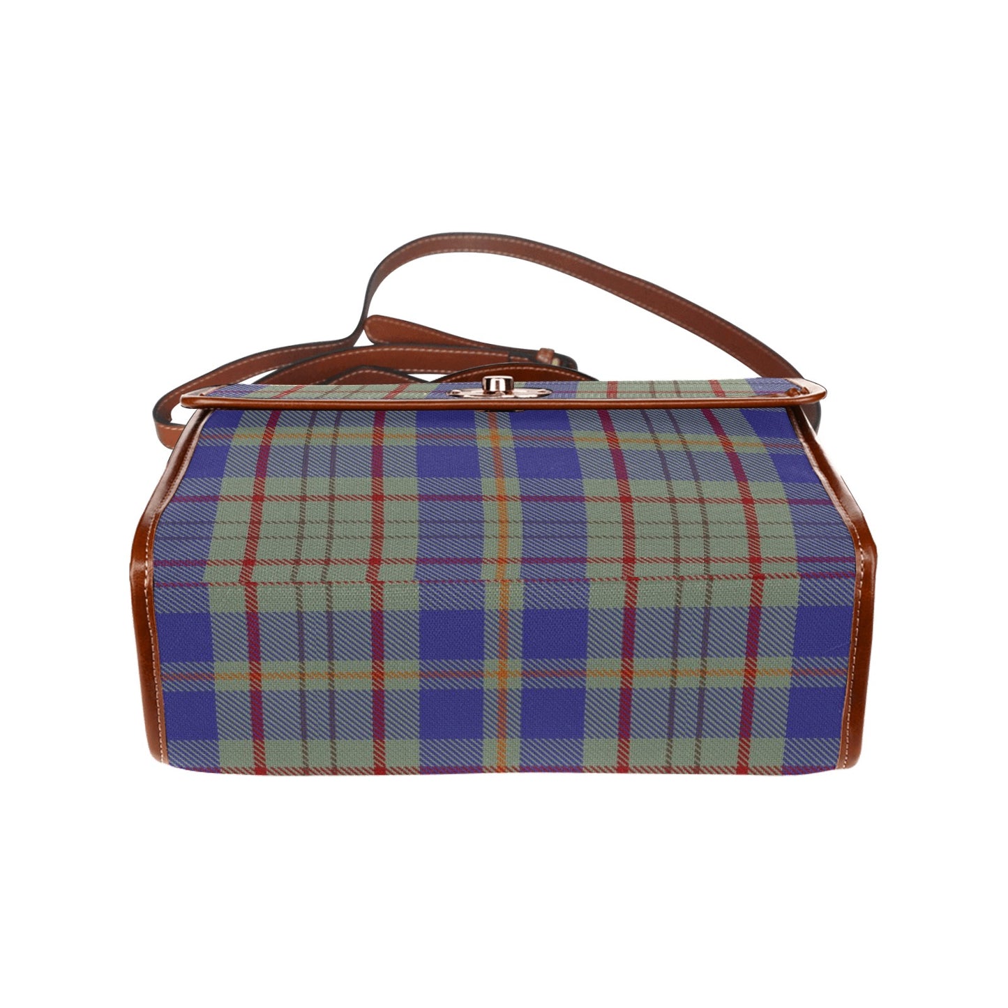 Irish County Kildare Tartan Canvas Handbag