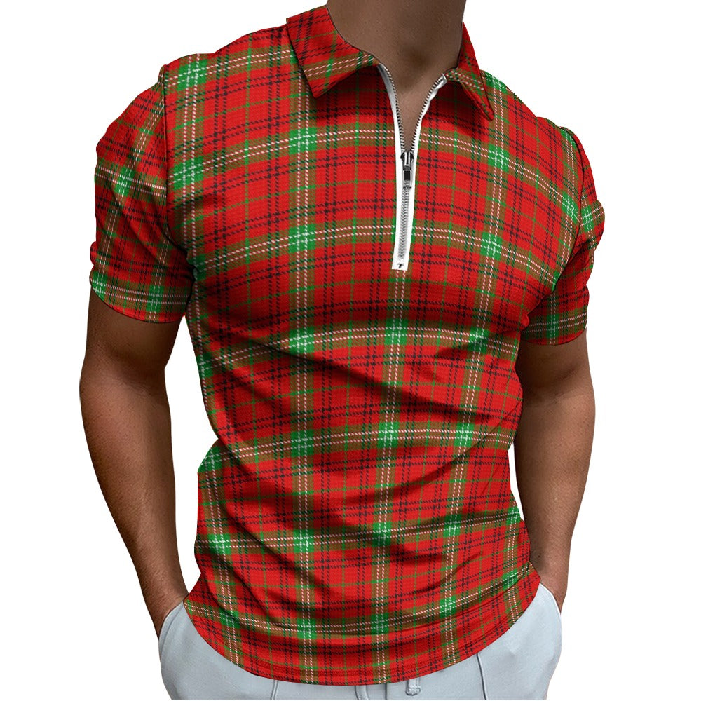 Clan Morrison Tartan Short sleeve polo shirt