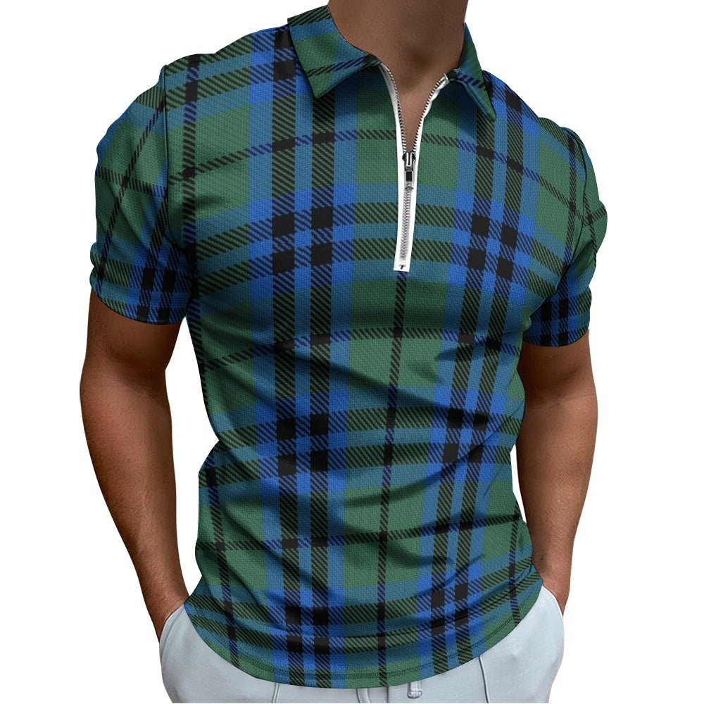 Clan Keith Tartan Short sleeve polo shirt