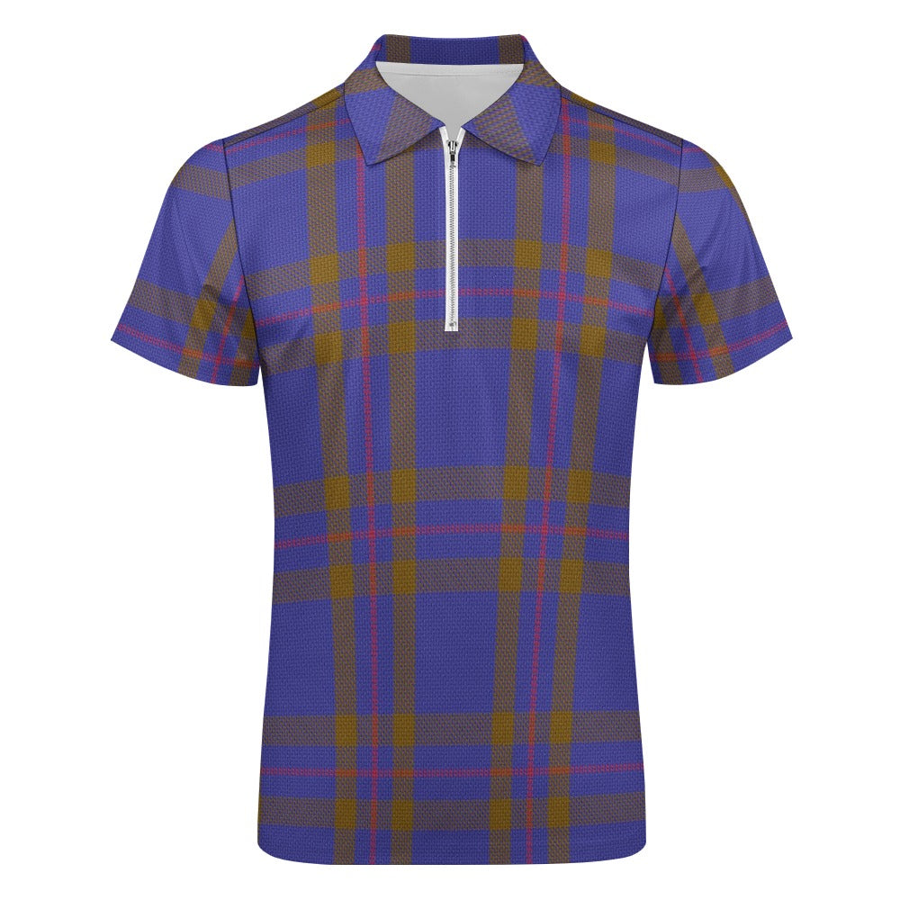 Clan Elliot Tartan Short sleeve polo shirt