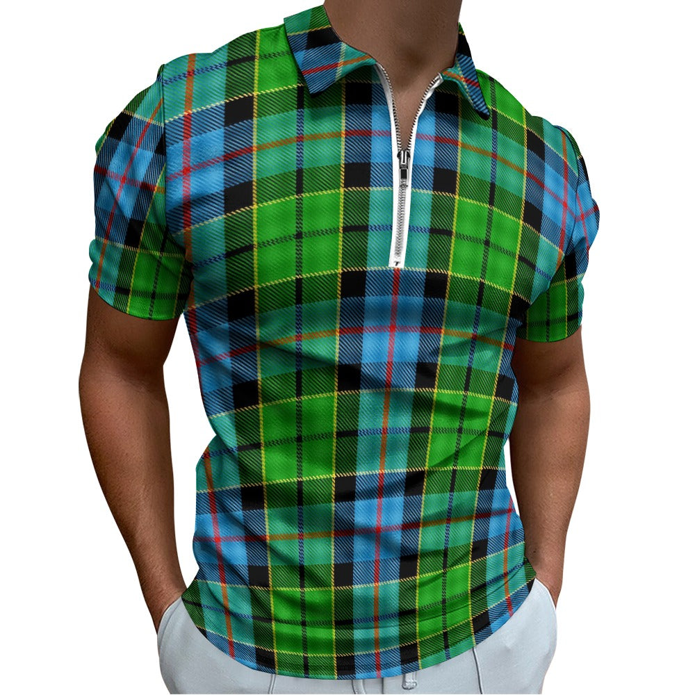 Clan Forsyth Tartan Short sleeve polo shirt