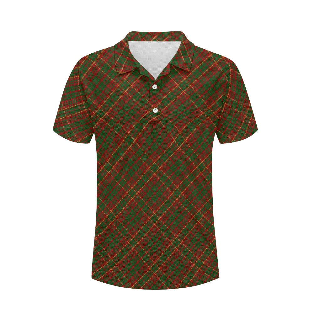 Clan MacRurie Tartan Bias Polo