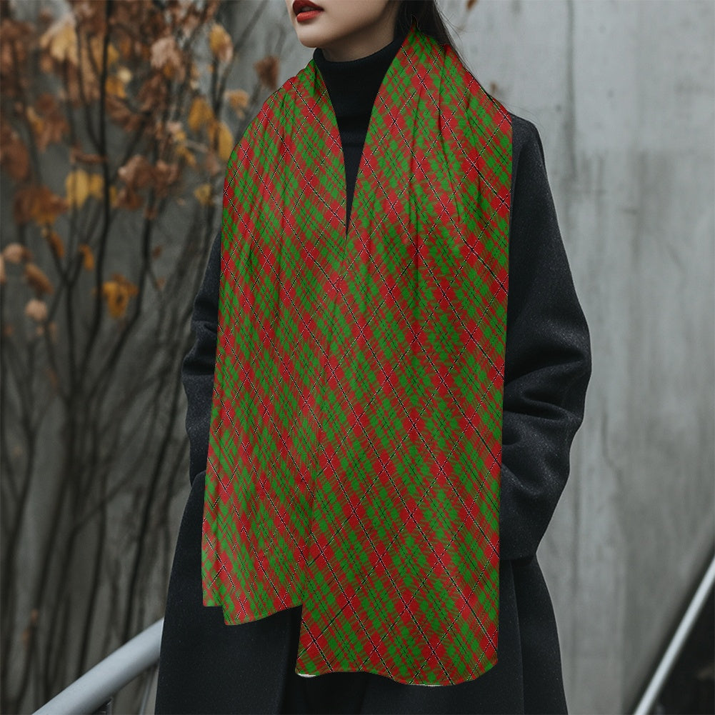 Clan MacNee Tartan Fluffy scarf