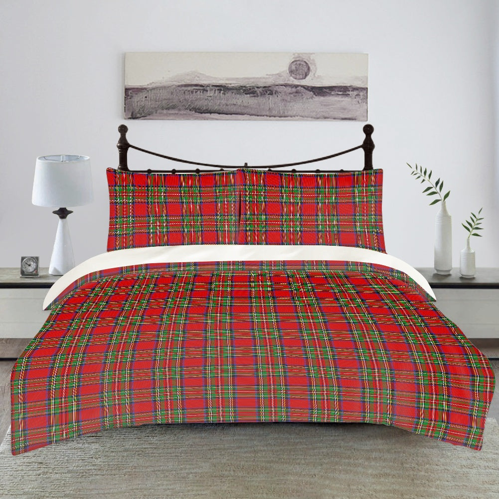Clan Stewart Tartan Duvet Cover