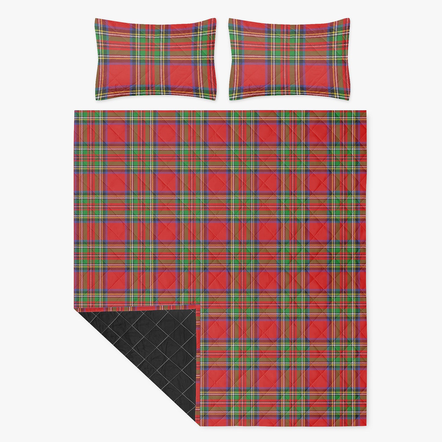 Clan Stewart Tartan Quilt Bed Sets