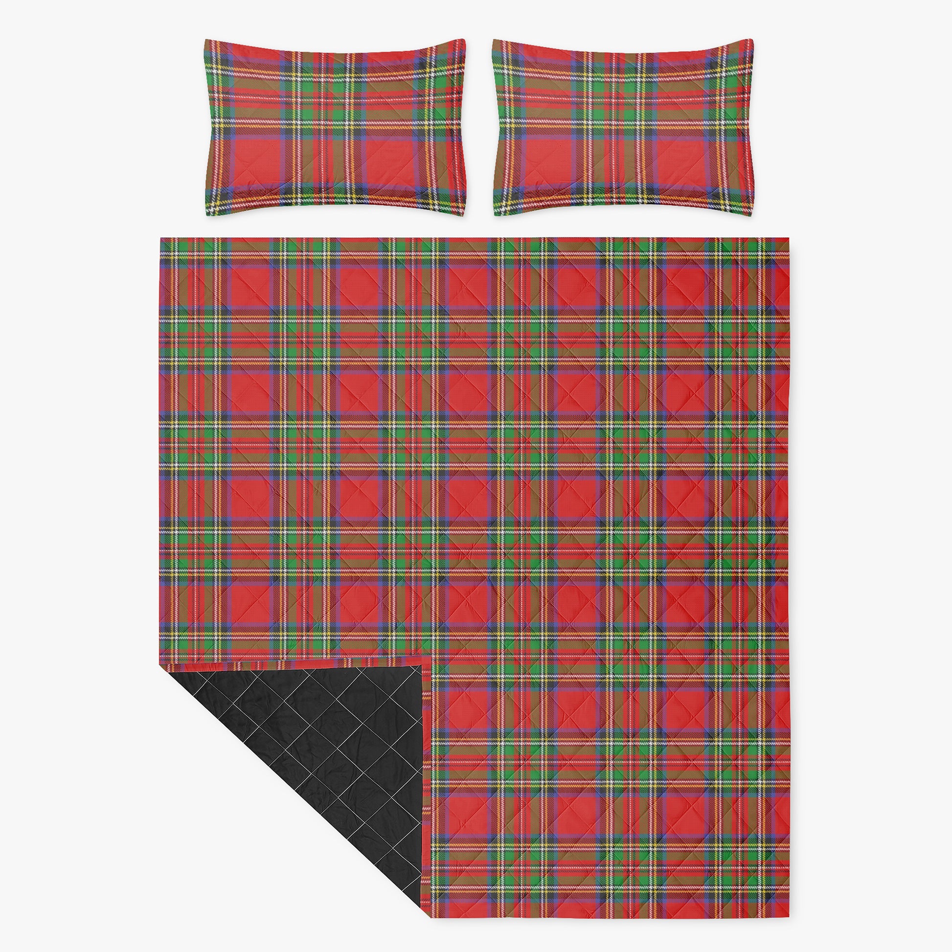 Clan Stewart Tartan Quilt Bed Sets