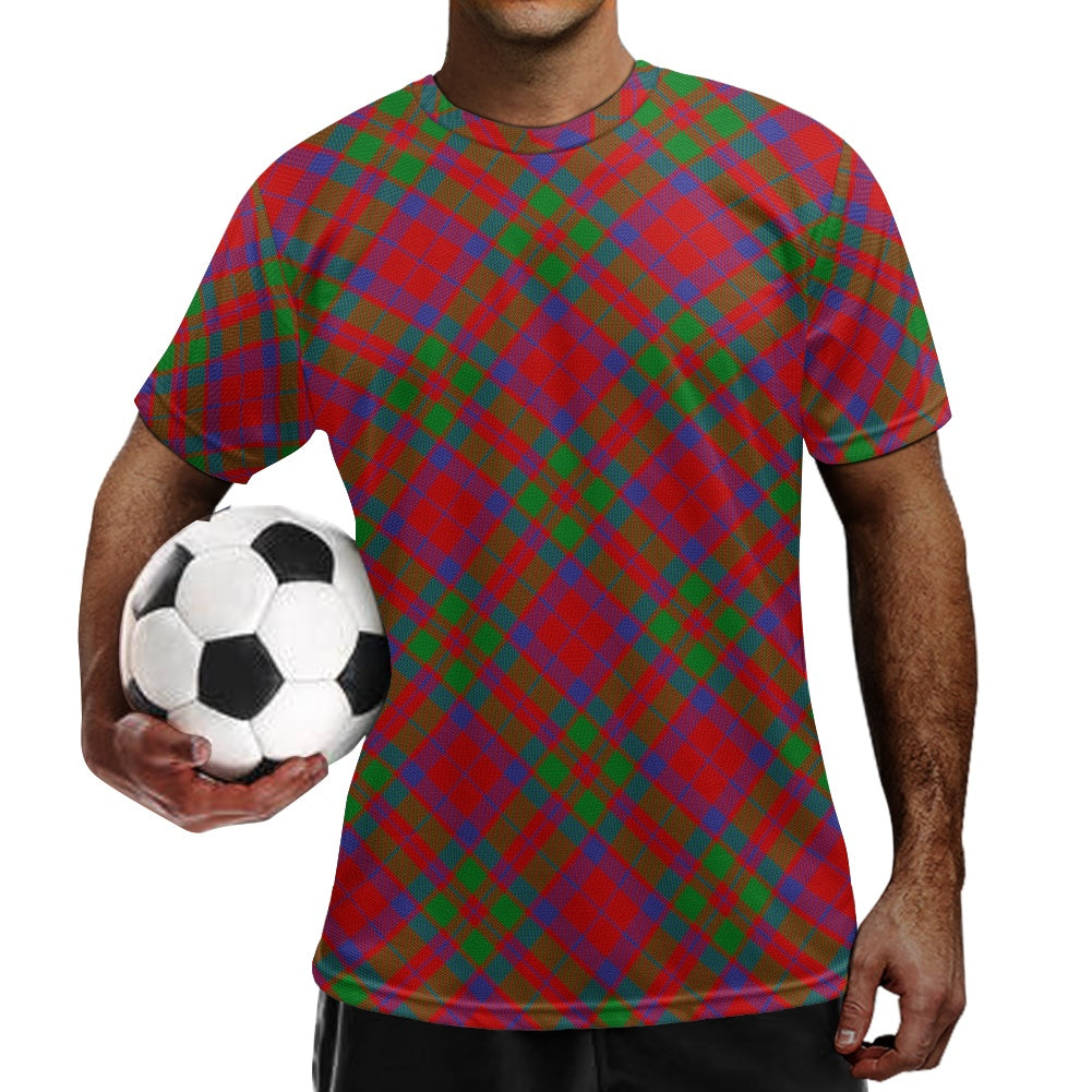 Clan MacFadyan Tartan Football Shirt white