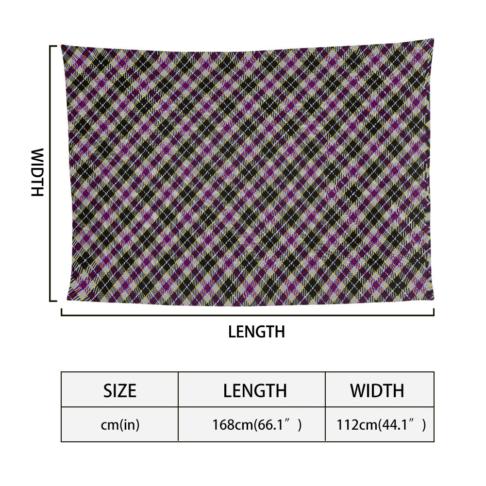 Cornish - Pengelley Tartan Bias Chiffon Scarf
