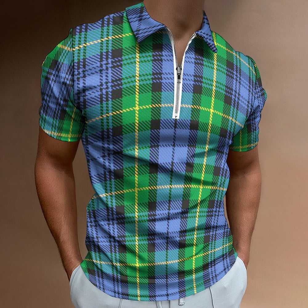 Clan Gordon Tartan Short sleeve polo shirt