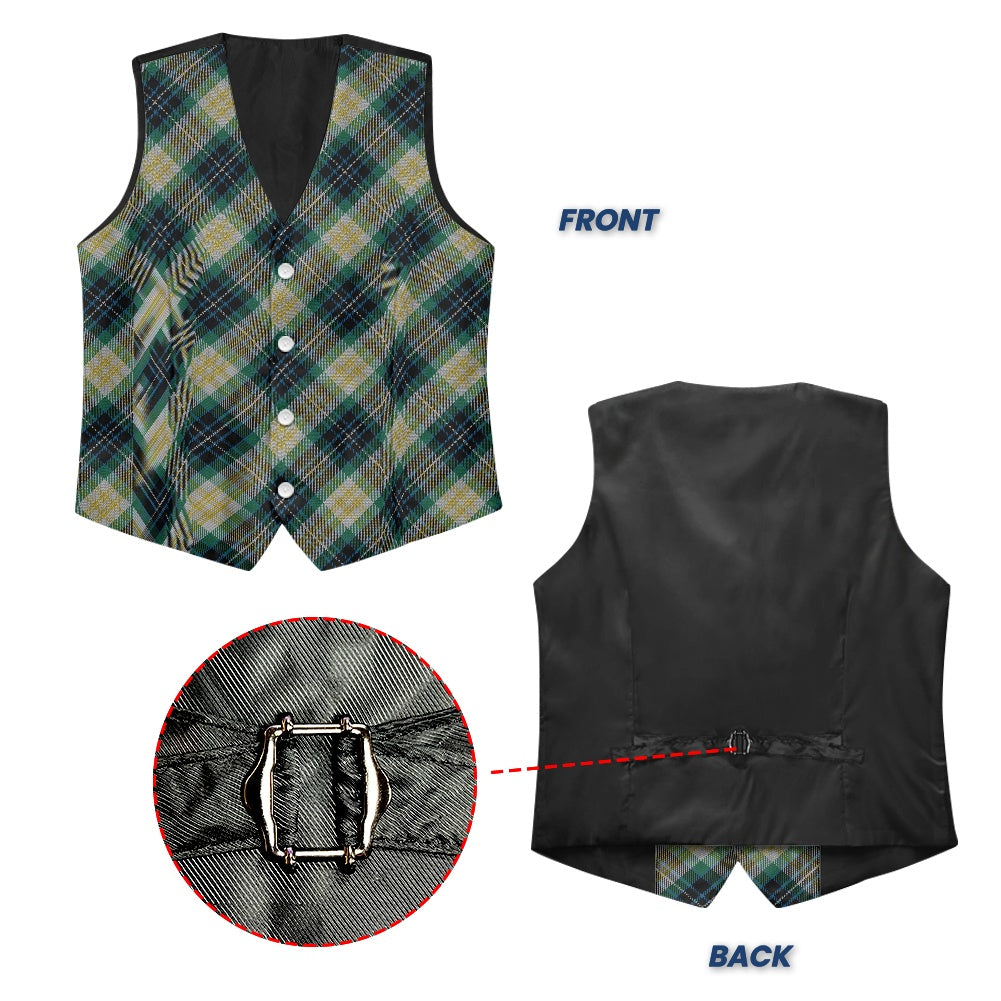 Clan Fitzpatrick Tartan Bias Suit vest jacket
