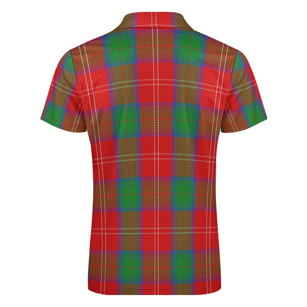 Clan Chisholm Tartan Short sleeve polo shirt