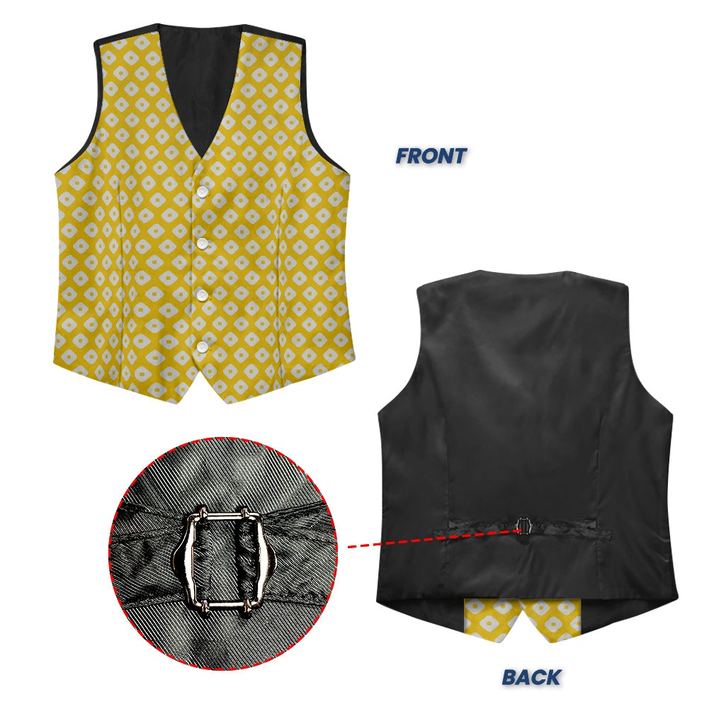 Wagara - Kanoko Gold Suit vest jacket