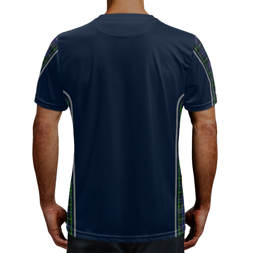 Irish County Offaly Tartan Strip Football Shirt