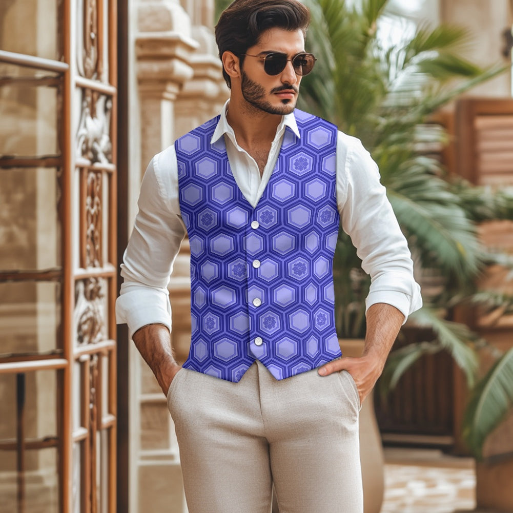 Japanese Wagara - Kikko Suit vest jacket