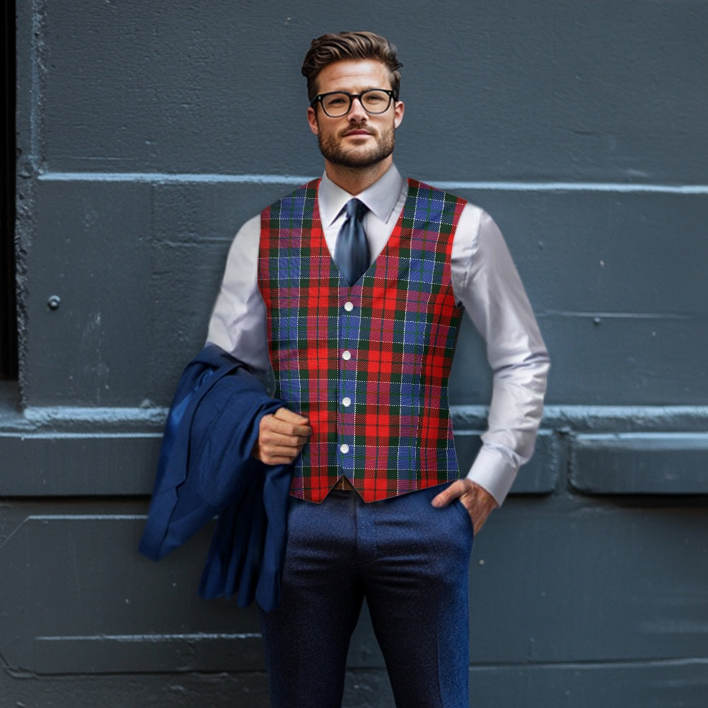 Clan Paterson Red Tartan Waistcoat