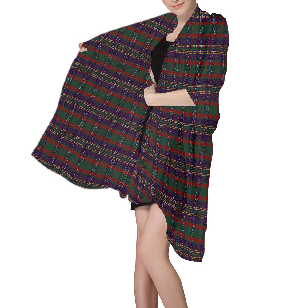Irish County Cork Tartan Chiffon Scarf