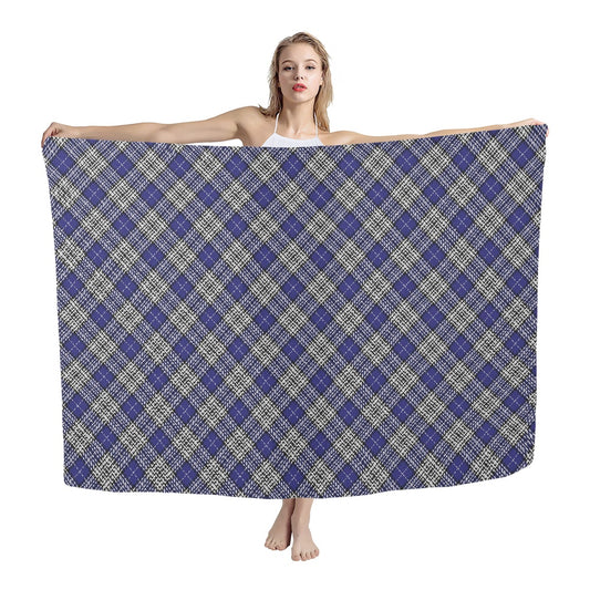 Clan Napier Tartan Bias Chiffon Scarf