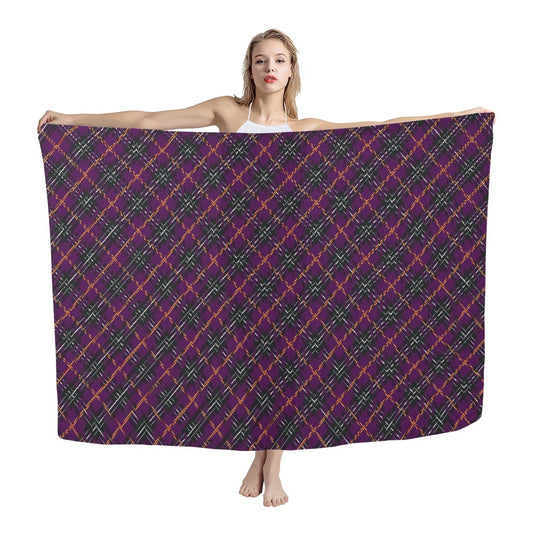 Cornish - Curnow Tartan Bias Chiffon Scarf