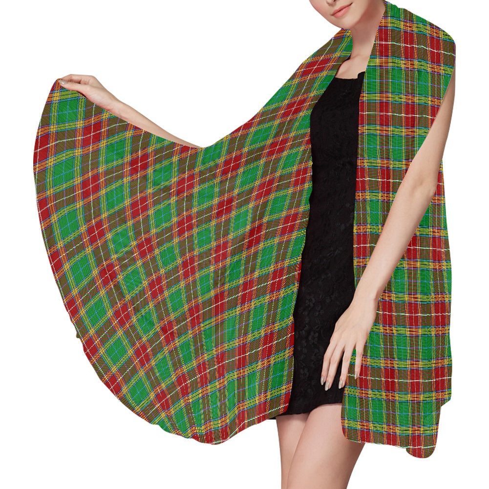 Clan Baxter Tartan Chiffon Scarf