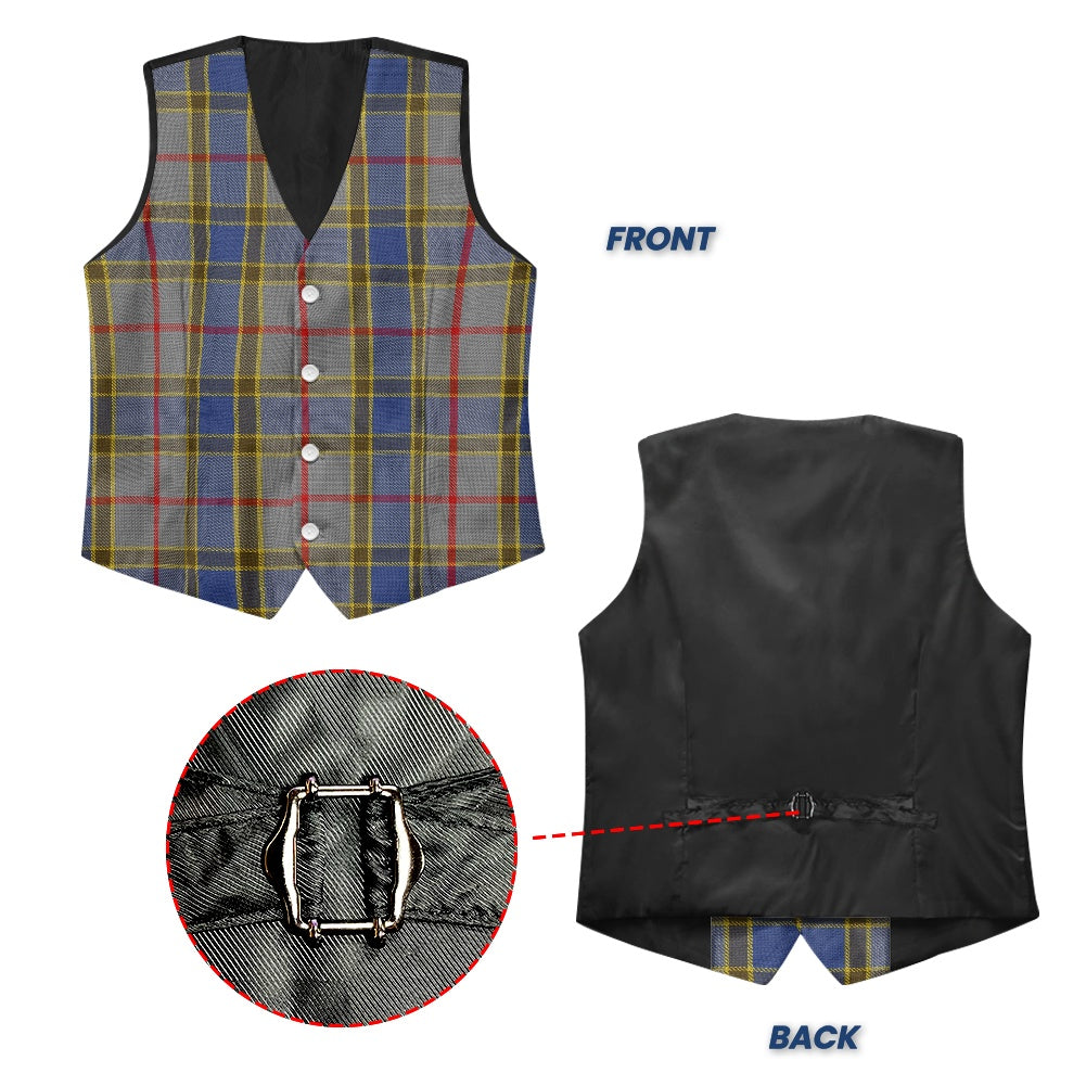 Clan Balfour Tartan Suit vest jacket