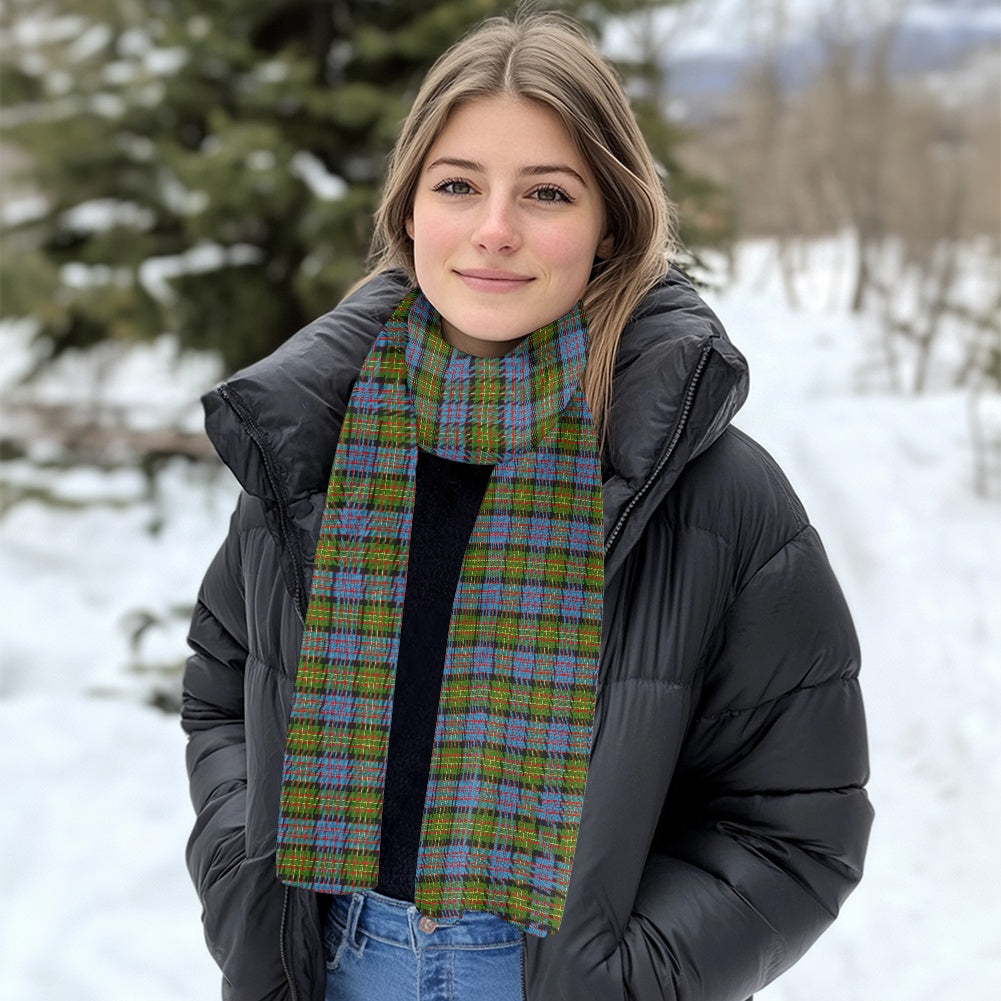 Clan Bowie Tartan Fluffy scarf