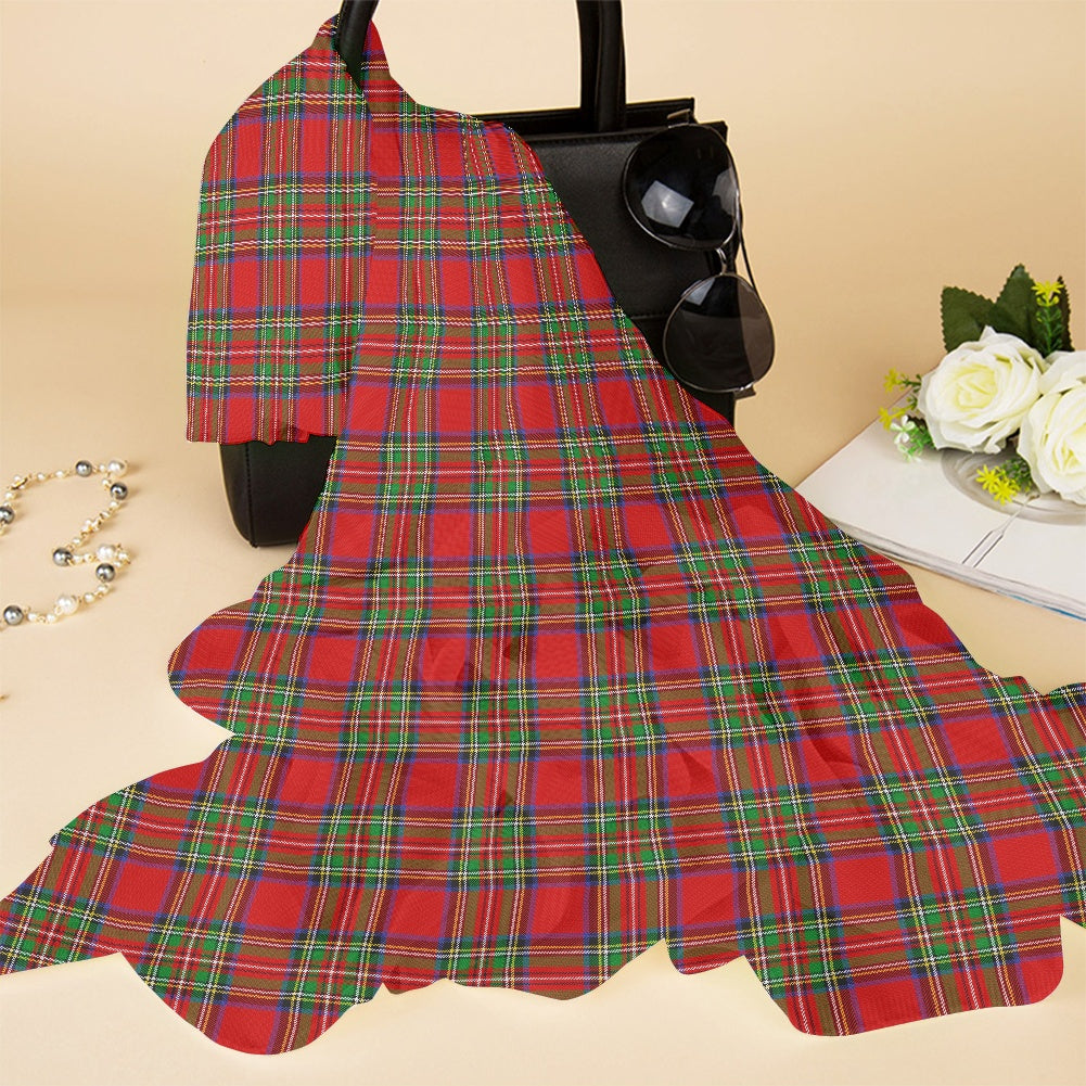 Clan Stewart Tartan Chiffon Scarf