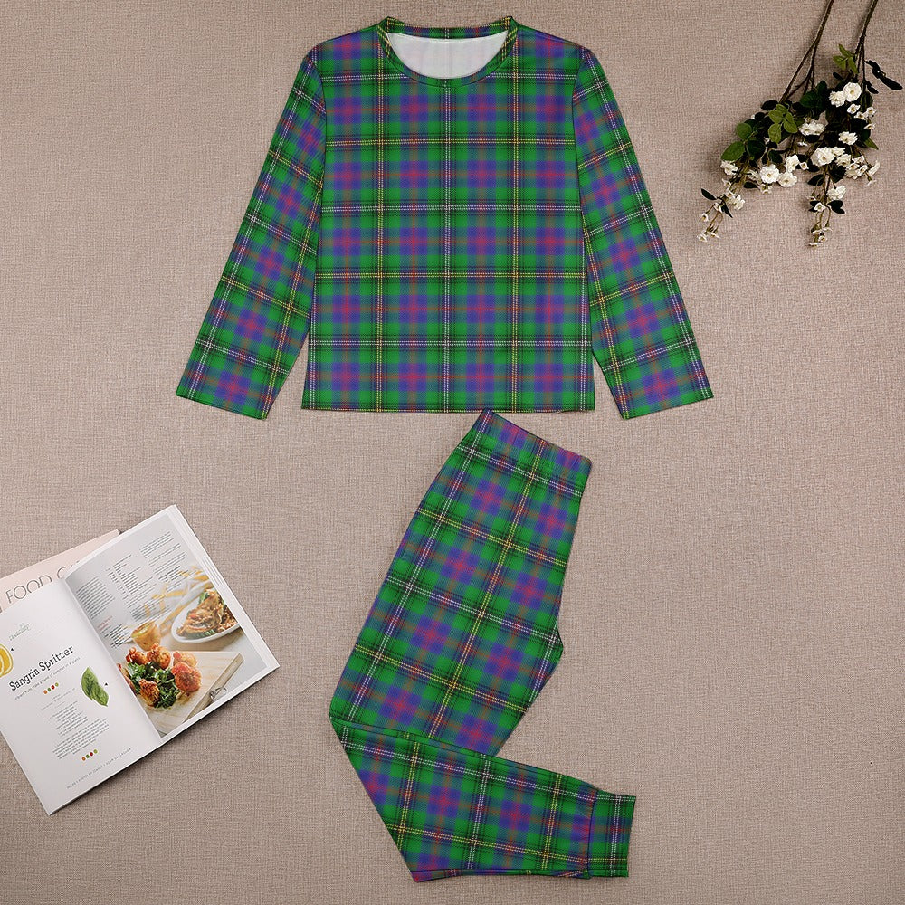 Clan Wood Tartan Girl's Pajama suit