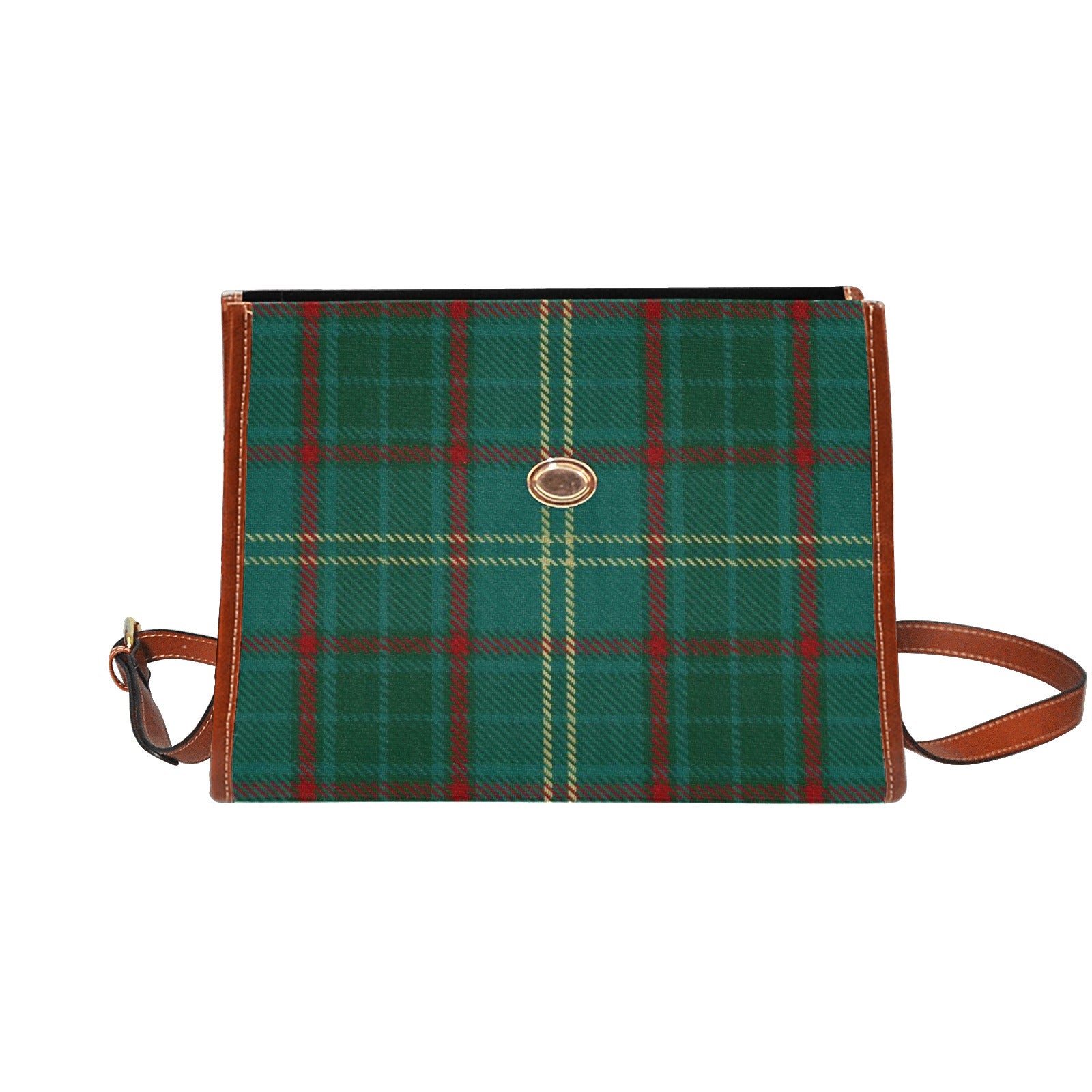 Irish County Armagh Tartan Canvas Handbag