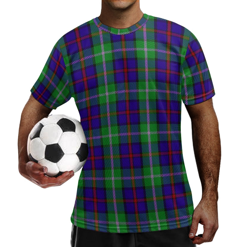 Clan MacEachain Tartan Football Shirt white