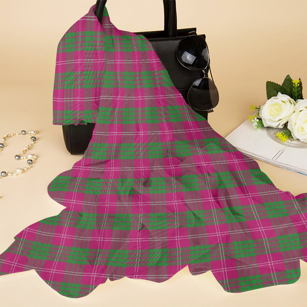 Clan Crawford Tartan Chiffon Scarf