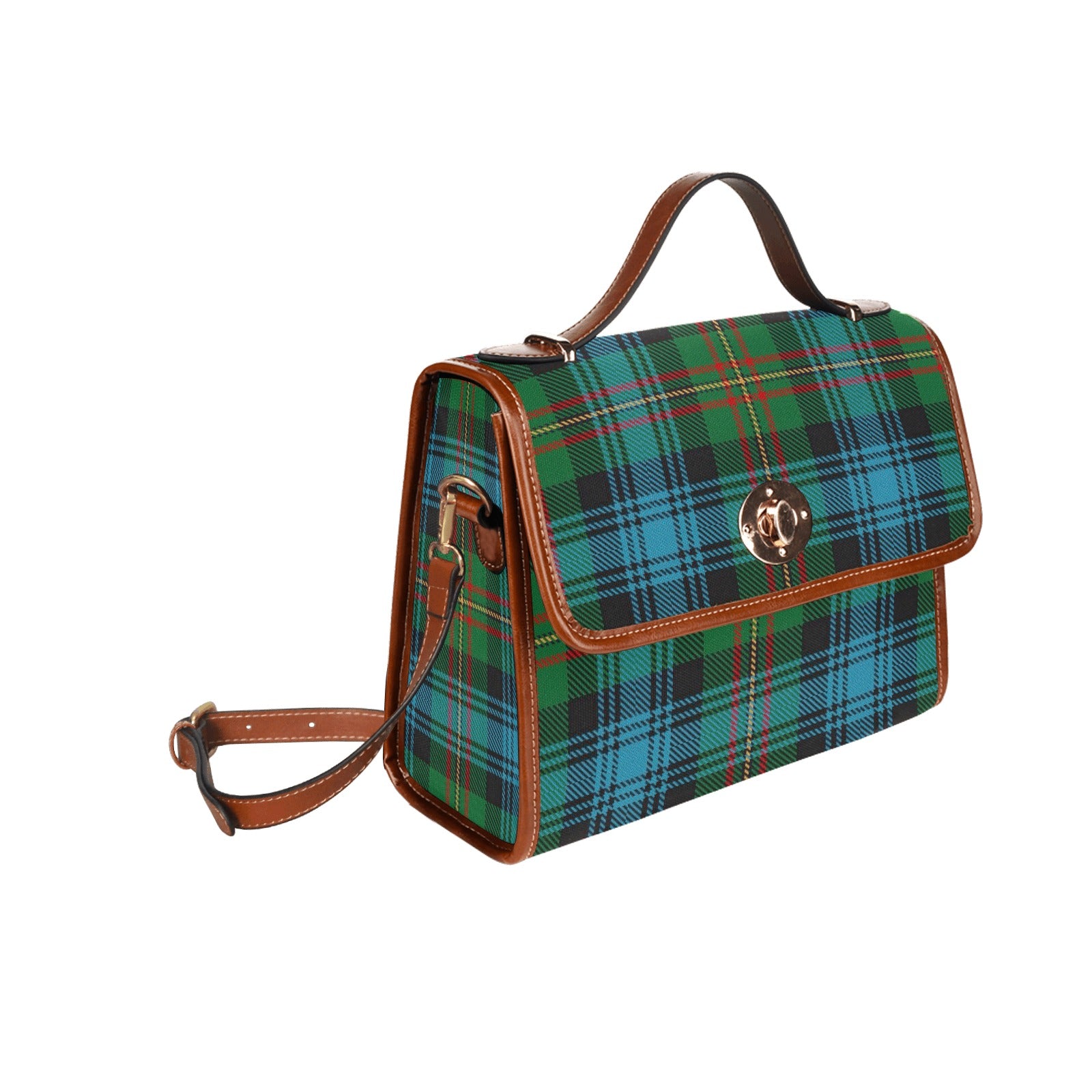 Clan Grant Hunting Ancient Tartan Waterproof Canvas Handbag