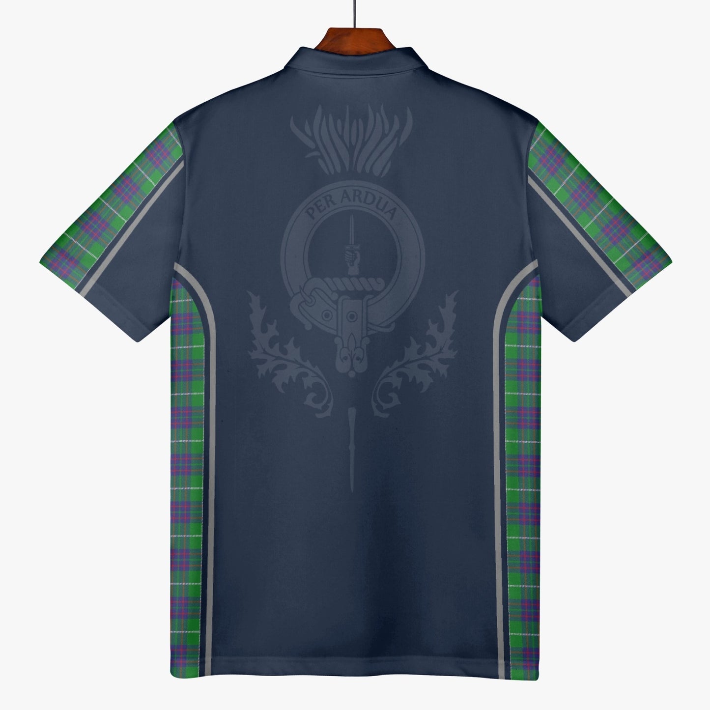 Clan MacIntyre Crest & Tartan Polo Shirt