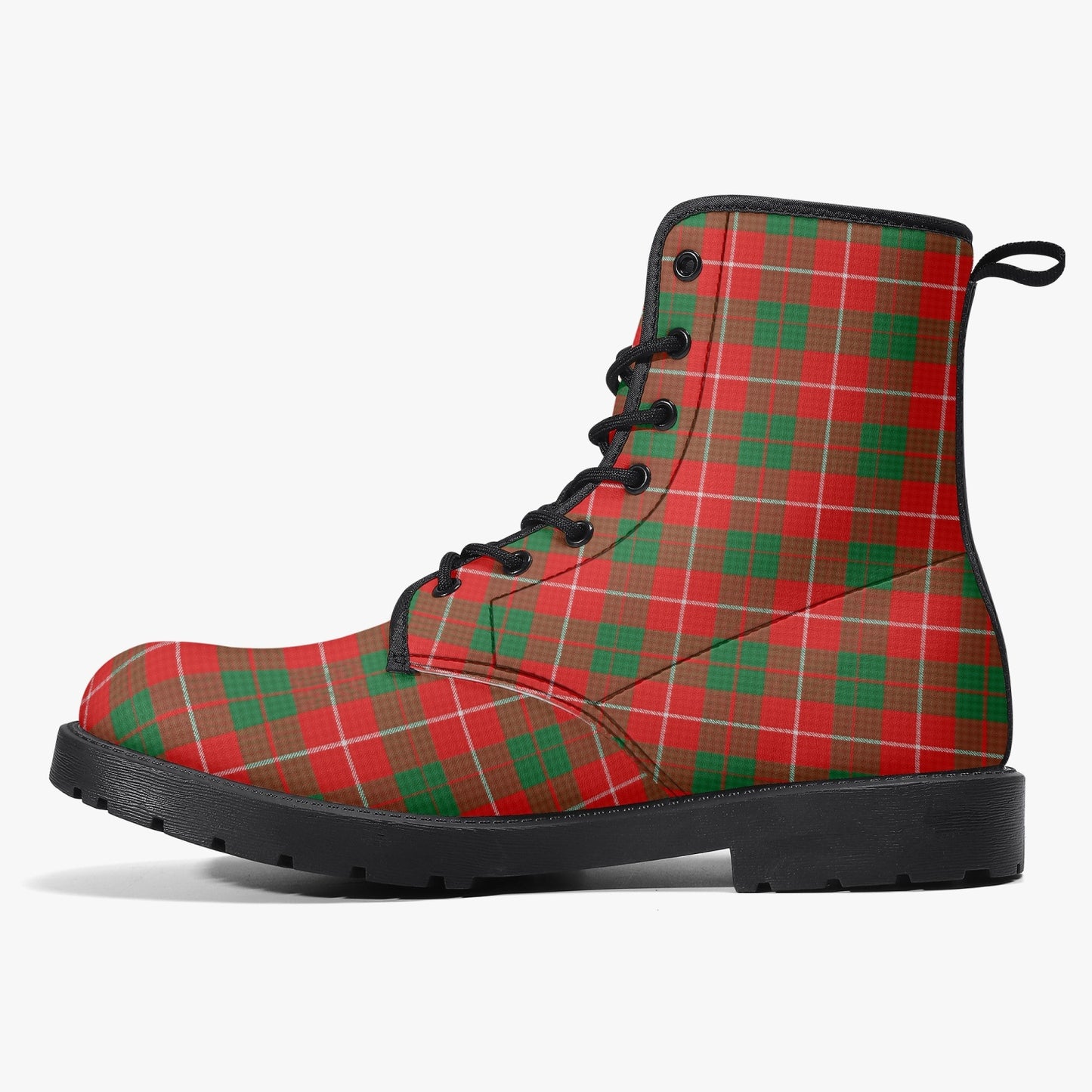 Clan MacKinnon Tartan Leather Boots