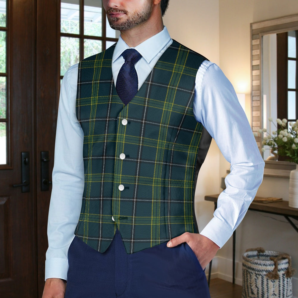 Breizh | Breton | Bretagne Bro-Sant-Breig Tartan Suit vest jacket