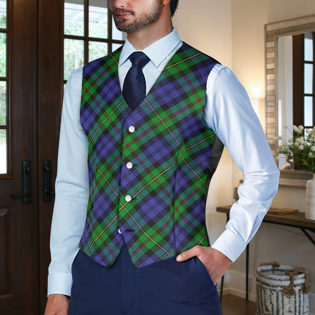 Clan MacEwen Tartan Bias Suit vest jacket
