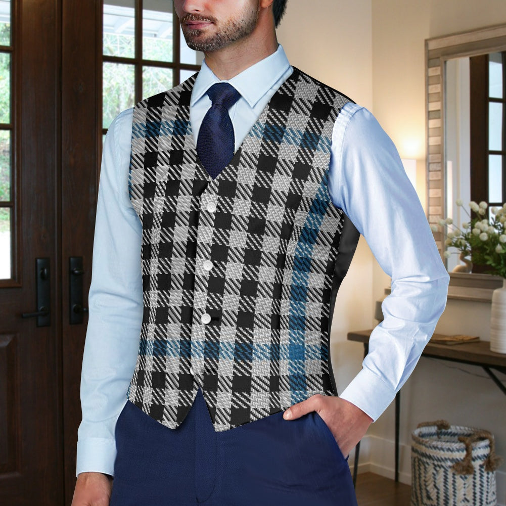 Clan Gladstone Tartan Suit vest jacket