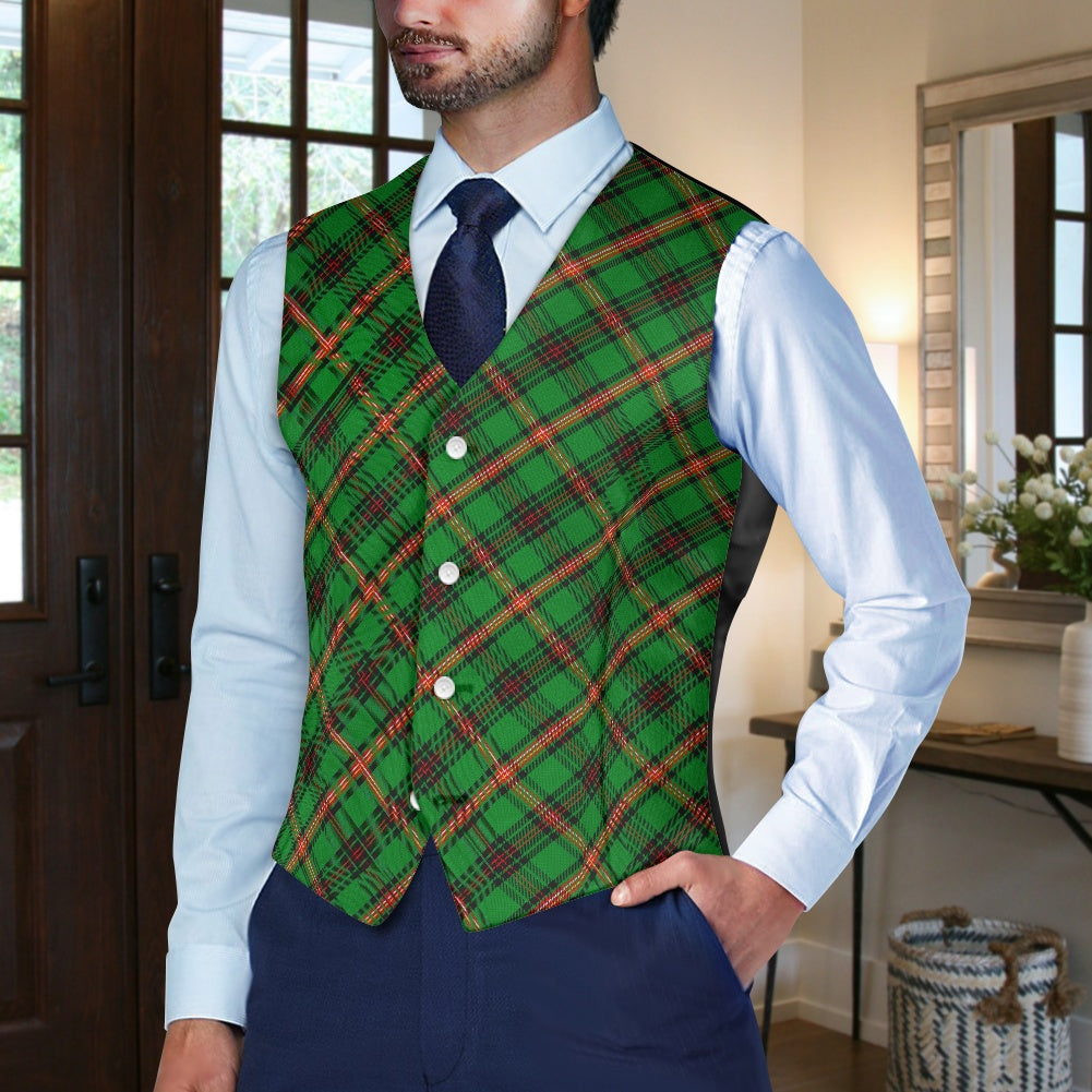 Clan Kinnear Tartan Suit vest jacket