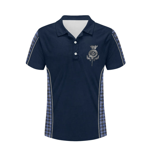 Flower of Scotland with Clark Tartan Polo