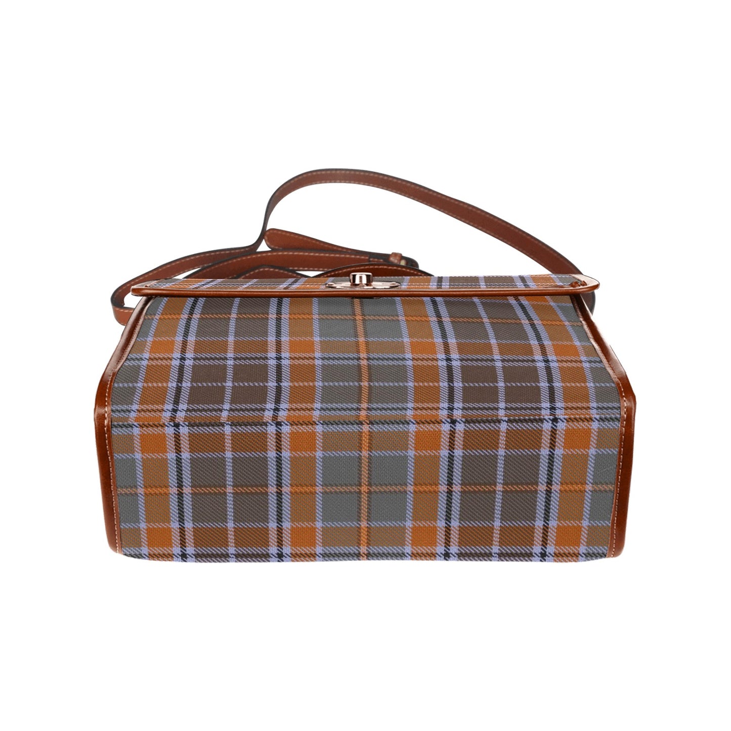 Irish County Leitrim Tartan Canvas Handbag