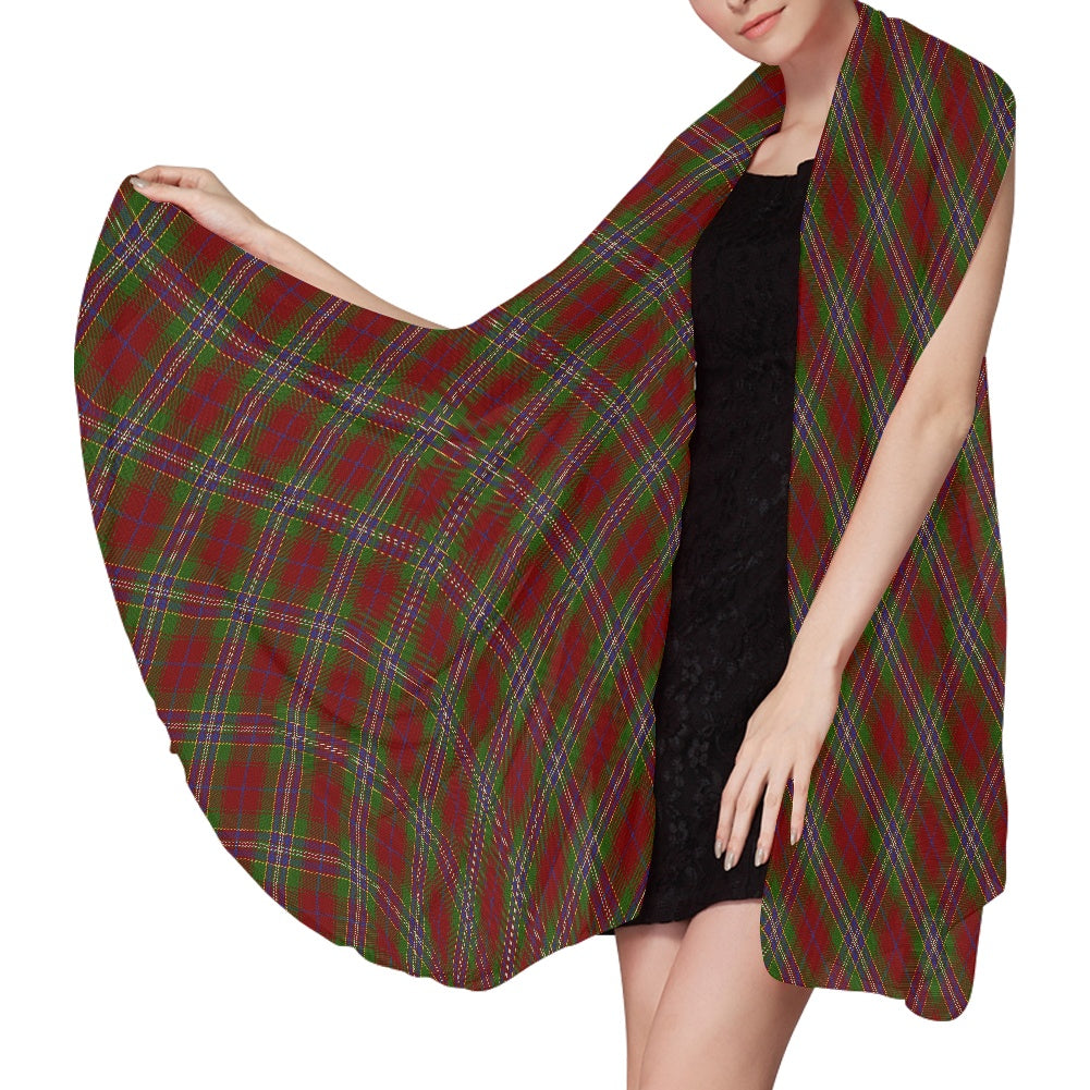 Clan Michael of Appin Tartan Bias Chiffon Scarf